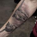 Arm Realistic Leopard tattoo by Bang Bang