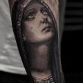 tatuaje Brazo Religioso Virgen por Bang Bang