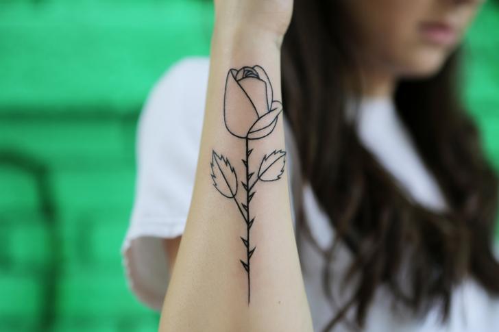 Arm Flower Rose Tattoo by Bang Bang