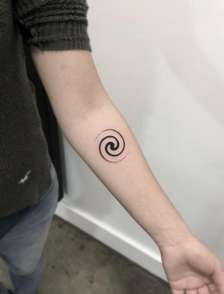 Arm Spiral Tattoo by Bang Bang