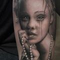 Arm Portrait Realistic Woman tattoo by Bang Bang