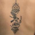 tatuaggio Schiena Aquila Decorazione di Bang Bang
