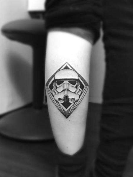 Calf Star Wars Tattoo by Bang Bang