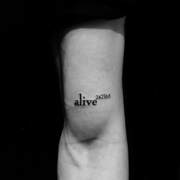 Arm Lettering Fonts Tattoo by Bang Bang