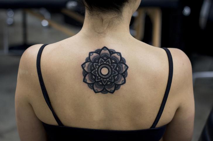 Back Mandala Tattoo by Bang Bang