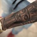 tatouage Sleeve Égypte Pharaon par Bang Bang
