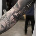 Women Sleeve City New York tattoo by Bang Bang