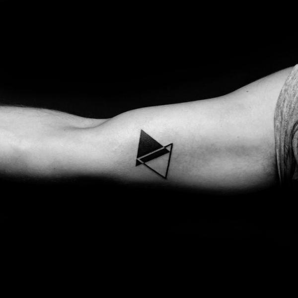 Arm Triangle Tattoo by Bang Bang