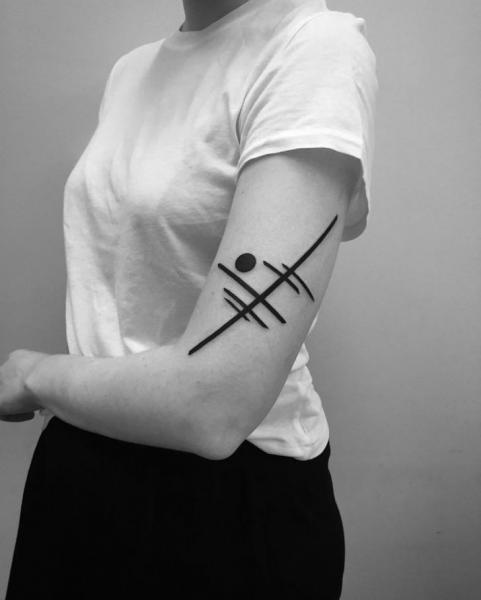 Arm Abstract Tattoo by Digitalism