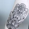 Arm Dotwork Mandala tattoo by Logia Barcelona