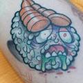 Arm Character Sushi tattoo by Logia Barcelona