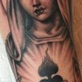 tatuaggio Braccio Religiosi Madre Maria di Kings Avenue Tattoo