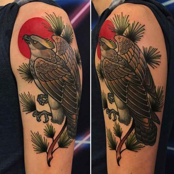 Arm Eagle Tattoo by Good Kind Tattoo