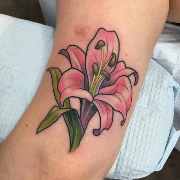 Arm Flower Tattoo by Good Kind Tattoo