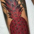Arm Pineapple tattoo by Good Kind Tattoo