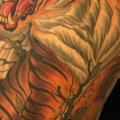 Side Back Tiger tattoo by Good Kind Tattoo