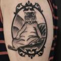 Arm Cat tattoo by Electric Anvil Tattoo