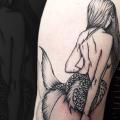 Arm Meerjungfrau tattoo von Heart of Art