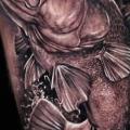 tatuaggio Braccio Realistici Pesce di Sabian Ink