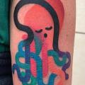 Arm Oktopus tattoo von Mambo Tattooer
