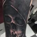 Arm Skull tattoo by Plan9 Ealing