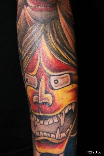 Tatuaż Japoński Demon przez 72 Tattoo