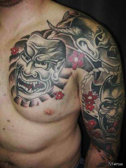 Shoulder Japanese Tattoo by 72 Tattoo