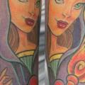 tatuaje Brazo Religioso Virgen por Cia Tattoo