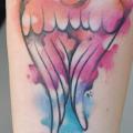 Arm Flügel Aquarell tattoo von Cia Tattoo