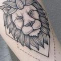 Arm Lion tattoo by Cia Tattoo