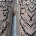 Shoulder Mandala tattoo by Cia Tattoo