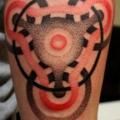 tatuaggio Braccio Dotwork Geometrici di Dirty Roses