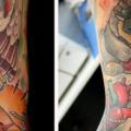Arm Fantasie Frauen tattoo von Dirty Roses