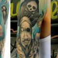 tatuaje Brazo Pulpo Pirata por Dirty Roses