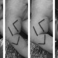 Finger Swastika tattoo by Avinit Tattoo