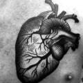 Chest Heart Draw tattoo by Avinit Tattoo