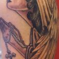 Shoulder Angel tattoo by Avinit Tattoo