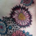 Seite Blumen tattoo von Avinit Tattoo