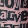tatuaggio Scritte di Bad Girl Ink Tattoos
