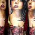 Arm Fantasy Women tattoo by Bananas Tattoo