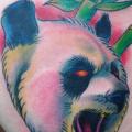 Chest Panda tattoo by Bananas Tattoo
