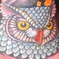 Hand Owl tattoo by Barry Louvaine