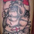 tatuaje Mano Inglaterra por Beverley Ink
