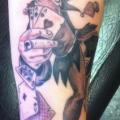 Arm Fantasy Joker tattoo by Big Willies Tattoo Shack