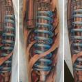 Arm Biomechanisch tattoo von Fat Foogo