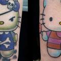 tatuaggio Braccio Fantasy Hello Kitty di Fat Foogo