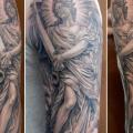 Arm Angel Religious tattoo by Fat Foogo