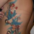 tatuaggio Fianco Passero di Colchester Body Arts