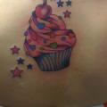 Fantasie Rücken Kuchen tattoo von Cornucopia Tattoo
