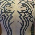 tatuaje Espalda Tribal por Crossroad Tattoo